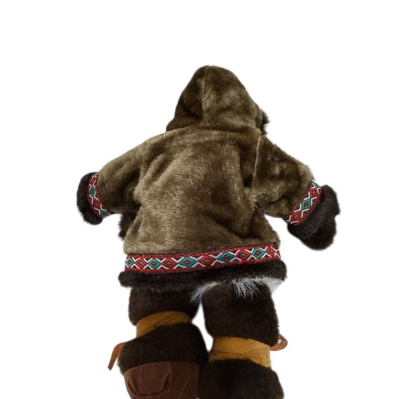 Alaskan-Inspired Rennoc Vintage Doll Eskimo Faux Fur Coat Boots - Picture 5 of 8